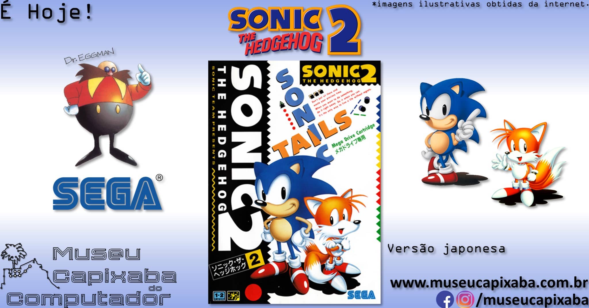 O jogo Sonic the Hedgehog 2 de 1992 – MCC - Museu Capixaba do